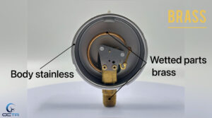 Pressure gauge brass vs stainless เกจวัดความดัน เกจวัดแรงดัน ทองเหลือง และสแตนเลส ความแตกต่าง 2