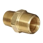 hex nipple brass fitting