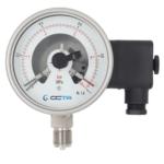 pressure gauge electric contact octa 1713 front