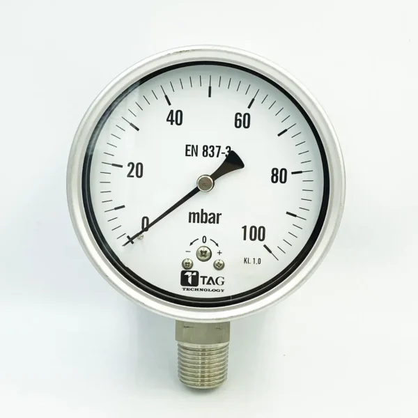 pressure gauge tag scg series mbar