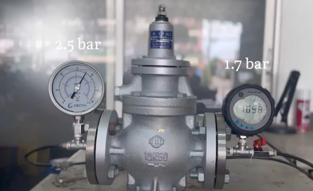 pressure reducing valves-ตั้งค่าวาล์วลดแรงดัน