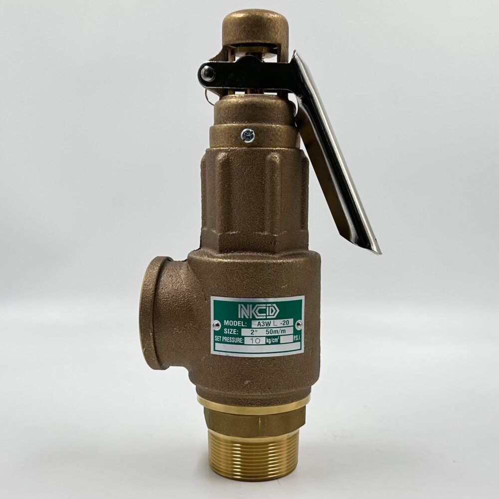 pressure safety valve brass เซฟตี้วาล์ว NCD ทองเหลือง 4